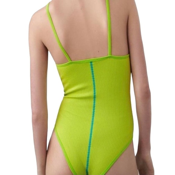 ZARA Compression Bodysuit Leotard Romper Playsuit Seamless Versatile - Picture 8 of 15